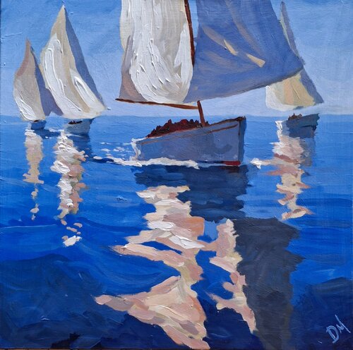 Blue Hue van Daniel Murgatroyd, Schilderij te koop op Singulart