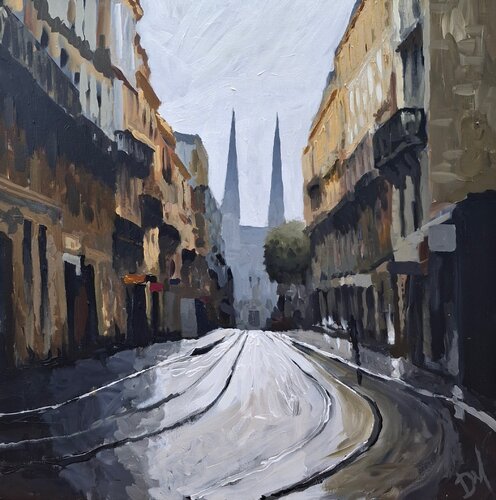 Towards Place Peyberland, Bordeaux van Daniel Murgatroyd, Schilderij te koop op Singulart
