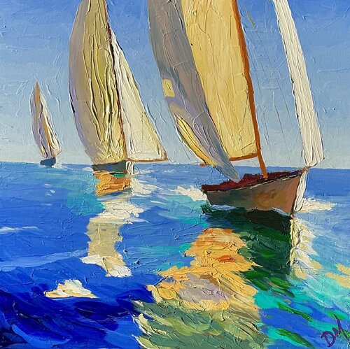 Les Voiliers van Daniel Murgatroyd, Schilderij te koop op Singulart