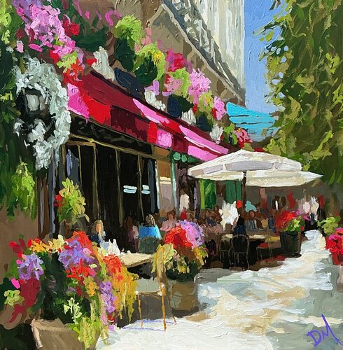 Terrace Bloom di Daniel Murgatroyd, Pittura in vendita su Singulart