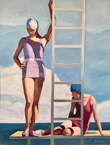 L’echelle 2 van Irina Biatturi, Schilderij te koop op Singulart