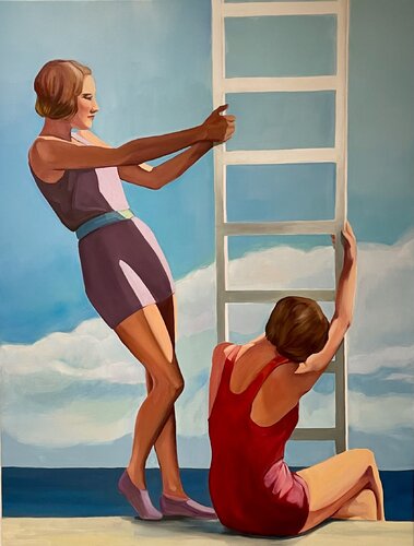 L’echelle 1 van Irina Biatturi, Schilderij te koop op Singulart