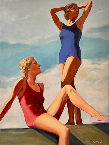 Baigneuses van Irina Biatturi, Schilderij te koop op Singulart