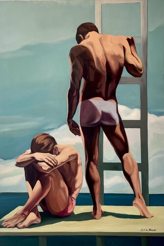 L’echelle van Irina Biatturi, Schilderij te koop op Singulart