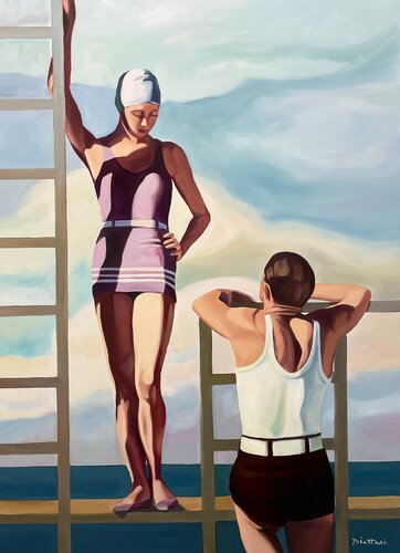 l'Echelle 2 van Irina Biatturi, Schilderij te koop op Singulart