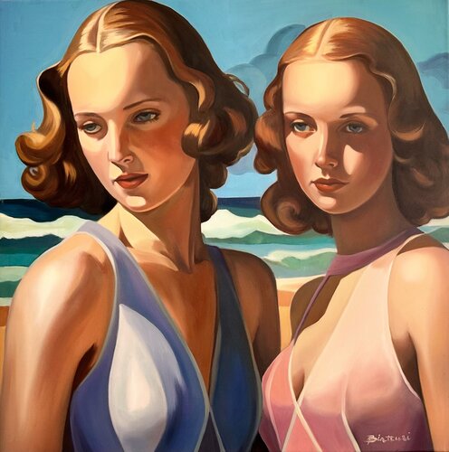 Belle femmes van Irina Biatturi, Schilderij te koop op Singulart