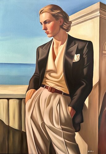 Dans mes pensées van Irina Biatturi, Schilderij te koop op Singulart