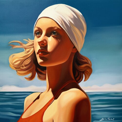 Baigneuse van Irina Biatturi, Schilderij te koop op Singulart