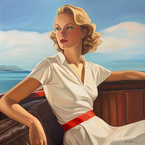 Dans ma Riva van Irina Biatturi, Schilderij te koop op Singulart