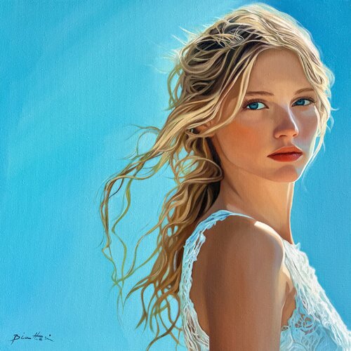 Le Regard 2 by Irina Biatturi, Painting for Sale on Singulart