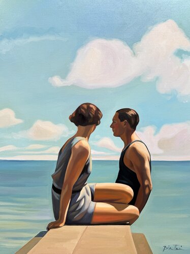 Before the Dive von Irina Biatturi, Malerei kaufen auf Singulart