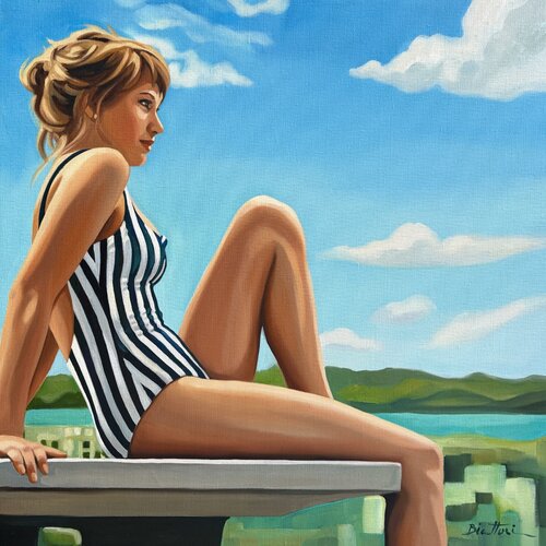 Summer by the Lake von Irina Biatturi, Malerei kaufen auf Singulart