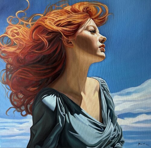 Portée par le Zephir by Irina Biatturi, Painting for Sale on Singulart