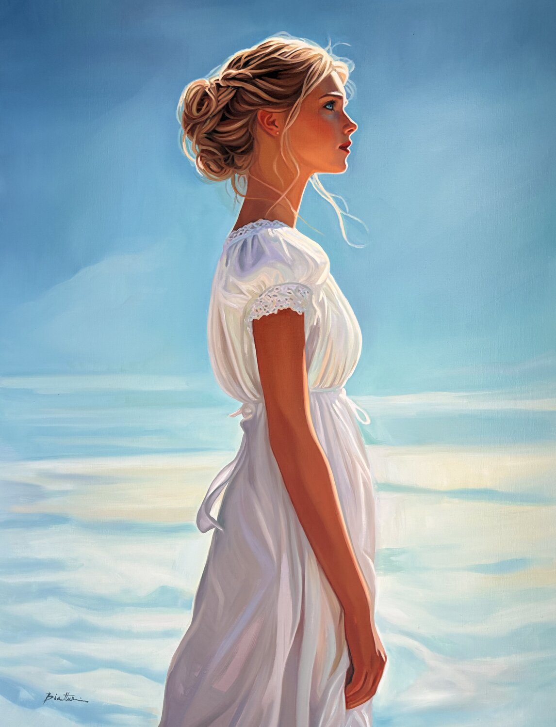 Le Songe Irina Biatturi Origineel schilderij te koop