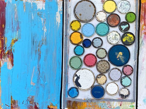 Pitter Patter par Jason Forcier, Peinture en vente sur Singulart