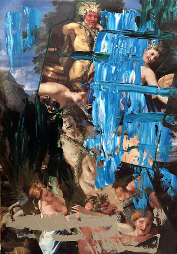 Triumph des Pan 08 di Heribert Heere, Pittura in vendita su Singulart