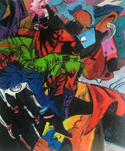 Fiction 04 by Heribert Heere, Painting for Sale on Singulart