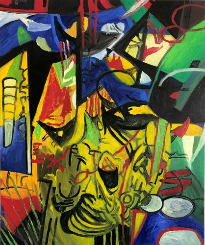 Fiction 14 di Heribert Heere, Pittura in vendita su Singulart