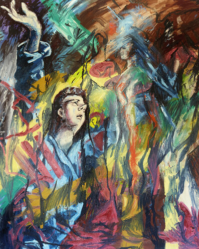 Das fünfte Siegel di Heribert Heere, Pittura in vendita su Singulart