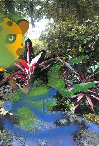 Regenwald 01 van Heribert Heere, Schilderij te koop op Singulart