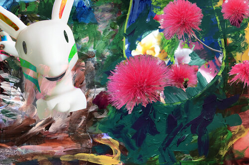Weißer Hase by Heribert Heere, Print for Sale on Singulart