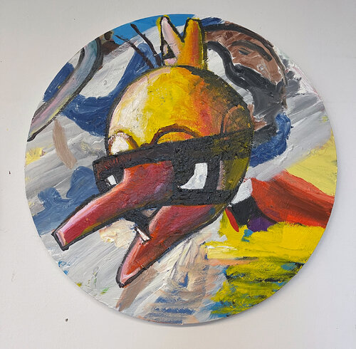 Birdie 02 von Heribert Heere, Malerei kaufen auf Singulart