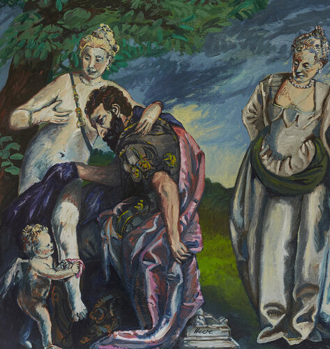 Venus und Mars de Heribert Heere, Pintura a la venta en Singulart