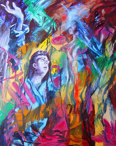 Das 5. Sigel di Heribert Heere, Pittura in vendita su Singulart