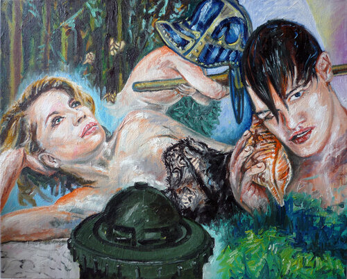 Venus und Mars von Heribert Heere, Malerei kaufen auf Singulart