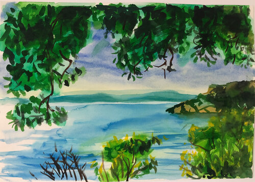 Cote d'Azur 01 von Heribert Heere, Malerei kaufen auf Singulart
