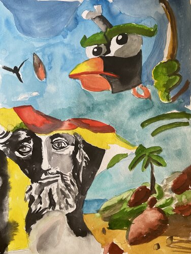 Traurige Tropen van Heribert Heere, Schilderij te koop op Singulart