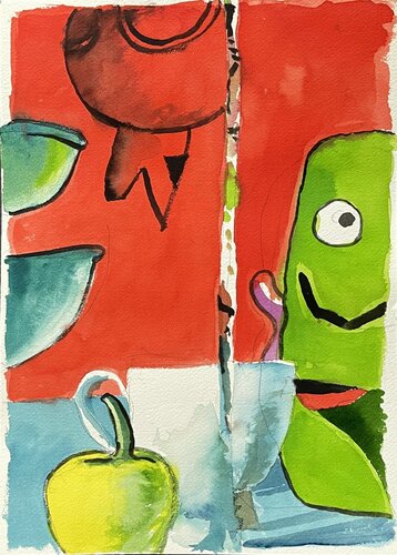 Kleine Welten 01 di Heribert Heere, Pittura in vendita su Singulart