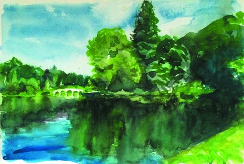 Stourhead von Heribert Heere, Malerei kaufen auf Singulart