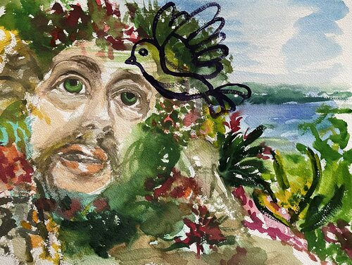 Geheimnisse des Gartens 01 von Heribert Heere, Malerei kaufen auf Singulart