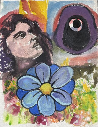 Geheimnisse des Gartens 04 di Heribert Heere, Pittura in vendita su Singulart