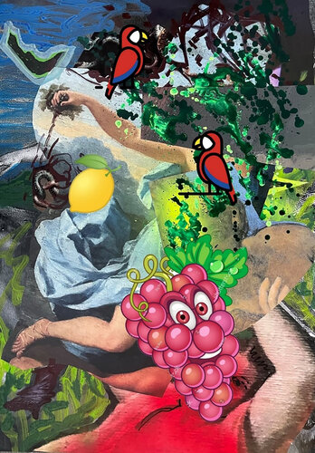 Bacchanal 02 von Heribert Heere, Malerei kaufen auf Singulart