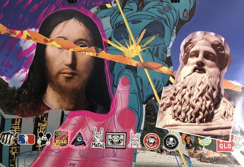 Christus und Dionysos 02 de Heribert Heere, Obra en papel a la venta en Singulart