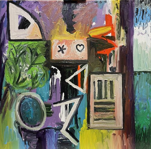Chaos und Ordnung 02 di Heribert Heere, Pittura in vendita su Singulart