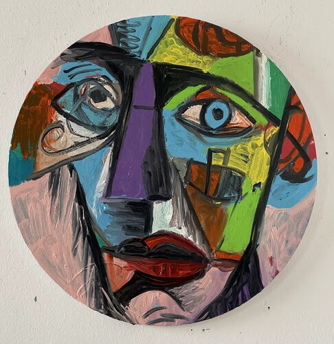 Gesicht 03 di Heribert Heere, Pittura in vendita su Singulart