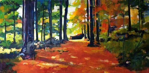 Herbstwald in Zürich Schweiz Richard Friedt