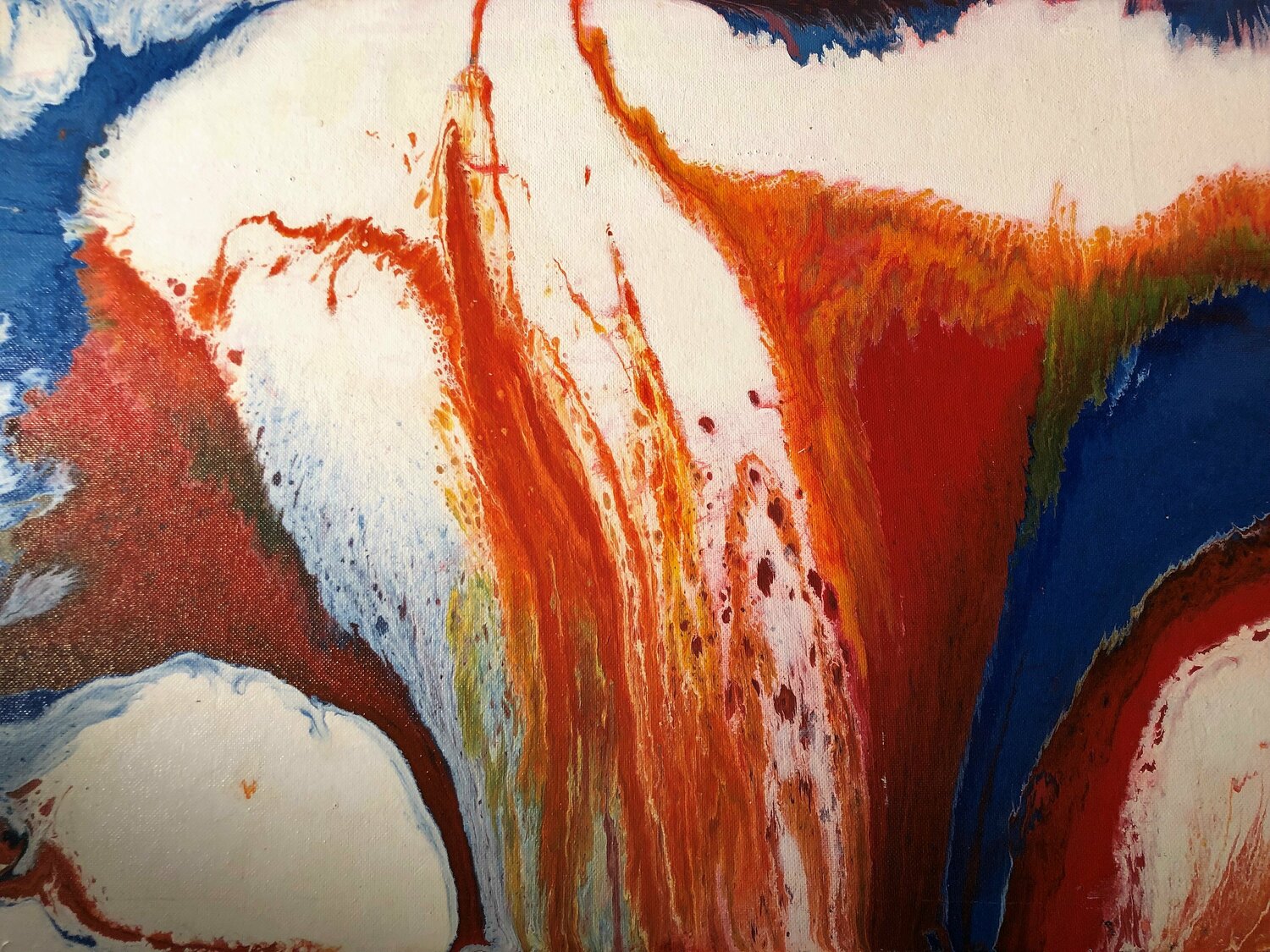 Misch Studien Rot Blau Weiss Komposition Richard Friedt