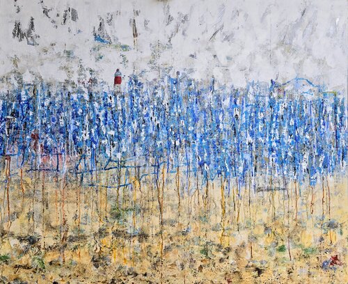 Faros y Mar 1 de Enriqueta Aguilo, Pintura a la venta en Singulart