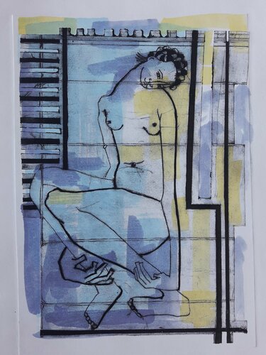 Serie Las Piadosas di Enriqueta Aguilo, Opera su carta in vendita su Singulart