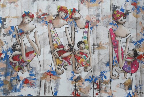 Serie "Las Piadosas" von Enriqueta Aguilo, Malerei kaufen auf Singulart