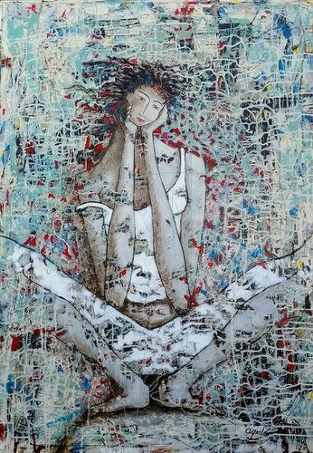 Serie Las Piadosas de Enriqueta Aguilo, Pintura a la venta en Singulart