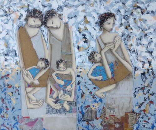 Serie Las Piadosas van Enriqueta Aguilo, Schilderij te koop op Singulart