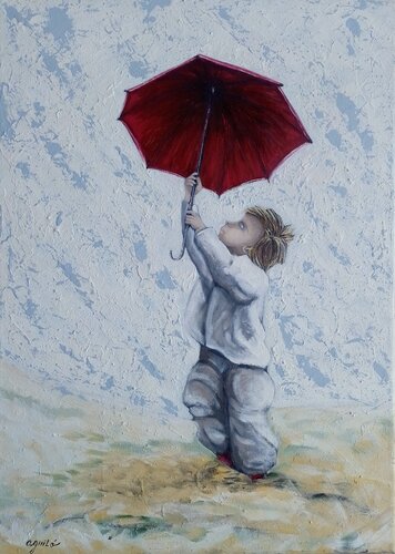 Mundo Niño von Enriqueta Aguilo, Malerei kaufen auf Singulart