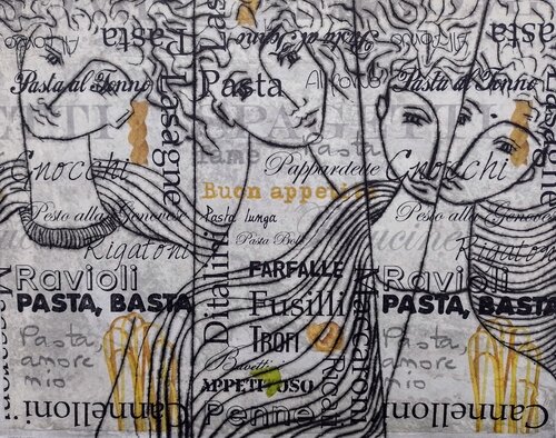 Grabado de la Serie Las Piadosas by Enriqueta Aguilo, 종이 for Sale on Singulart