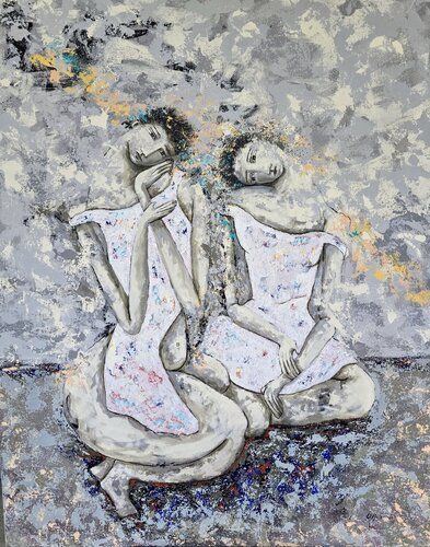 De la Serie Las Piadosas 2025 di Enriqueta Aguilo, Pittura in vendita su Singulart