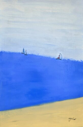 De la Serie Faros y Mar by Enriqueta Aguilo, 회화 for Sale on Singulart